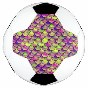 Lila und grüne Skala Fußball
