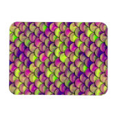 Lila und grüne Skala Magnet (Horizontal)