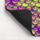 Lila und grüne Skala Mousepad (Ecke)