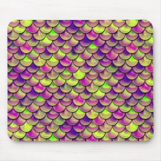 Lila und grüne Skala Mousepad (Vorne)