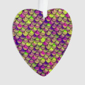Lila und grüne Skala Ornament (Vorderseite)