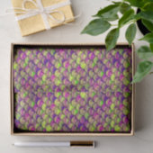 Lila und grüne Skala Seidenpapier (Geschenk)