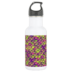 Lila und grüne Skala Trinkflasche