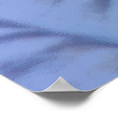 Lila und grüne Spiralgalaxie Poster (Ecke)