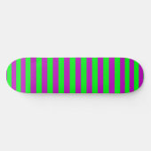 Lila und grüne Streifen Skateboard (Horizontal)