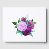 Lila und grüne Wasserhymne Gästebuch (Rückseite)