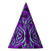 Lila und grüner Party für keltische Drachen Partyhütchen (Links)