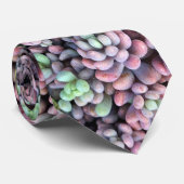 Lila und grüner Sedum Dasyphyllum Succulent Krawatte (Gerollt)