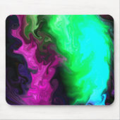 Lila und grünes Design Mousepad (Vorne)
