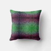 LILA und GRÜNES KUSTOM GYMNASTICS-Kissen Kissen (Rückseite)