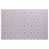 Lila und grünes Mandala-Muster Stoff (Fat Quarter (45,7 x 55,9 cm))