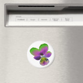 Lila und grünes Pansy Magnet (In Situ (Geschirrspüler))