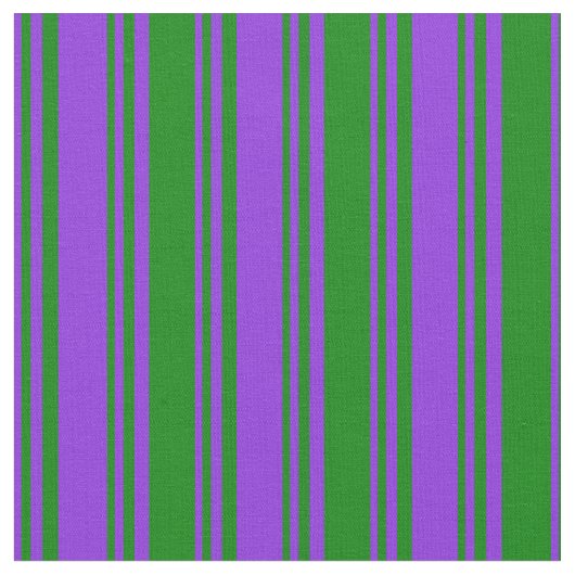 Lila- und Grünmuster Stoff (Nahaufnahme)