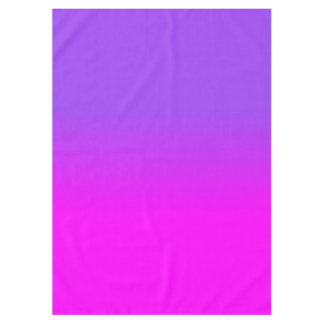 Lila und heißes Rosa Ombre Schatten-Neonfarbe Tischdecke