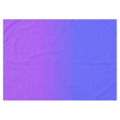 Lila und helle blaue Ombré Schatten-Neonneonfarbe Tischdecke (Vorderseite (Horizontal))
