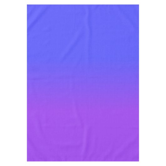 Lila und helle blaue Ombré Schatten-Neonneonfarbe Tischdecke (Vorderseite)