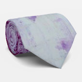 Lila und Lavendel abstrakte Männer-Nacken-Krawatte Krawatte (Gerollt)