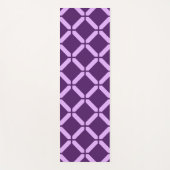 Lila und Lavendel Abstrakte Übung Yogamatte (Vorderseite)