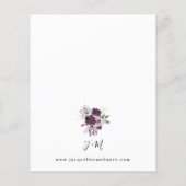 Lila und Lavendel-Blumenring (Rückseite)