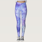 Lila und Lavendel Leggings (Vorderseite)