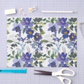 Lila und Lavendel Orchideen Seidenpapier (Handwerk)