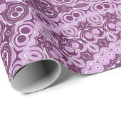 Lila und Lavender Geometric Mandala Pattern Geschenkpapier (Rolleneckpunkt)