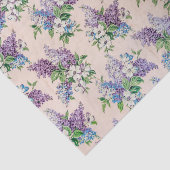 Lila und Lavender Lilacs auf Vintagem Hintergrund Seidenpapier (Ausschnitt)