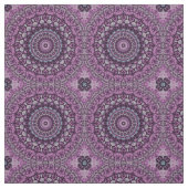 Lila und Lavender Mandala-Muster Stoff (Muster)
