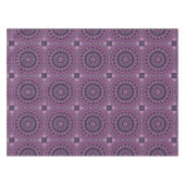 Lila und Lavender Mandala-Muster Tischdecke (Vorderseite (Horizontal))