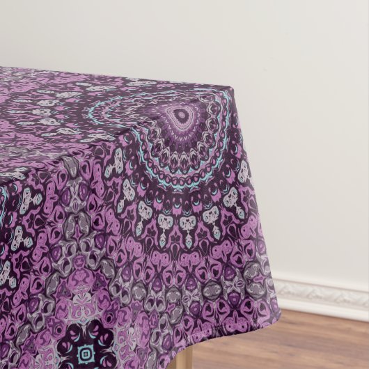 Lila und Lavender Mandala-Muster Tischdecke (Beispiel)