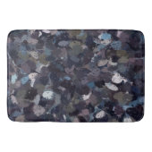 Lila und Lavender Paint Spritzer Badematte (Vorderseite)