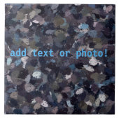 Lila und Lavender Paint Spritzer Fliese (Vorderseite)