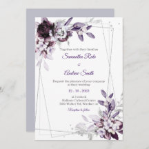 Lila und Lavender Silver Wedding