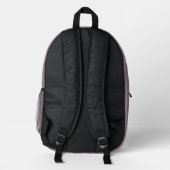 Lila und lila, Rose, Rucksack (Rückseite)
