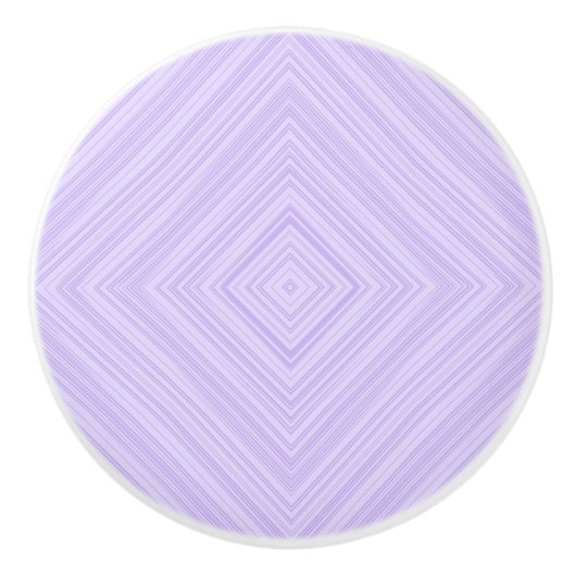 Lila und Lilac geometrisches Diamantbad Keramikknauf (Vorderseite)