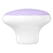 Lila und Lilac geometrisches Diamantbad Keramikknauf (Seitenansicht)