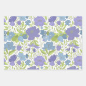 Lila und Limoner Blumenkochtopf Geschenkpapier Set (Vorderseite 3)