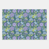 Lila und Limoner Blumenkochtopf Geschenkpapier Set (Vorderseite 2)