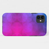 Lila und Magenta-Abstrakte Kreise Case-Mate iPhone Hülle (Rückseite (Horizontal))
