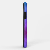 Lila und Magenta-Abstrakte Kreise Case-Mate iPhone Hülle (Hinten/Rechts)