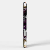 Lila und Magenta-Kosmic-Kaleidoskopmuster Case-Mate iPhone Hülle (Rückseite / Rechts)