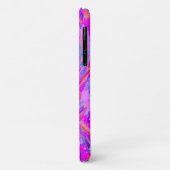 Lila und Magenta Succulent Sedum Rosette Case-Mate iPhone Hülle (Hinten/Links)