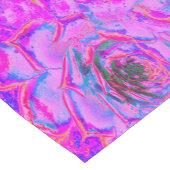 Lila und Magenta Succulent Sedum Rosette Kurzer Tischläufer (Ecke)