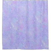 Lila und mehrfarbige Flakes Duschvorhang (Vorderseite)