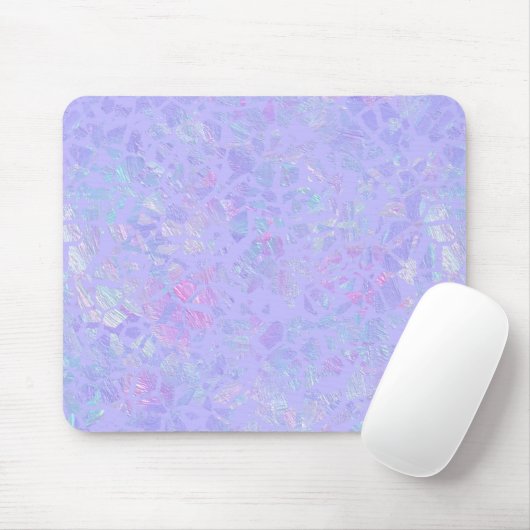 Lila und mehrfarbige Flakes Mousepad (Mit Mouse)