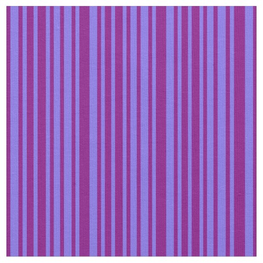 Lila und mittelschwere blaue Linien Stoff (Nahaufnahme)