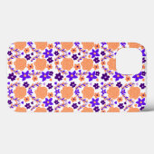 Lila und orange Blume Case-Mate iPhone Hülle (Rückseite (Horizontal))