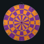 Lila und orange dartscheibe<br><div class="desc">Lila und orange Pfeil-Brett</div>