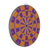 Lila und orange dartscheibe (Vorderseite Links)
