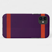 Lila und Orange - Design 1 Case-Mate iPhone Hülle (Rückseite (Horizontal))